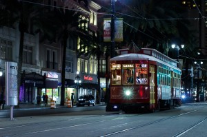 Canal Street at night