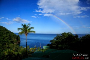 St. Lucia Morning Rainbow