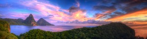 Jade Mountain Sunset